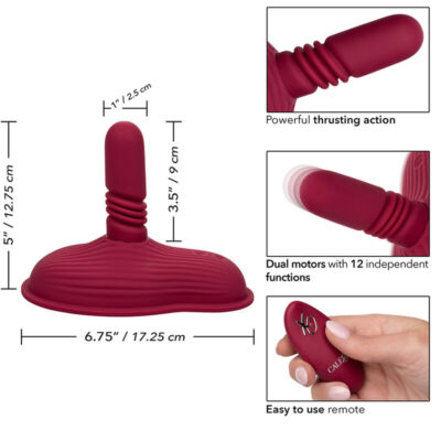 CALIFORNIA EXOTICS - RIDER MASSAGER DUPLO MOTOR CONTROLE REMOTO VERMELHO 30 California exotics - rider massager duplo motor controle remoto vermelho calexotics caliente. Pt
