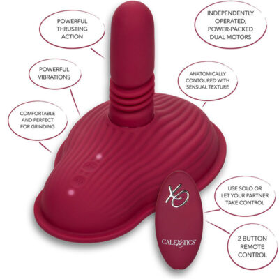 CALIFORNIA EXOTICS - RIDER MASSAGER DUPLO MOTOR CONTROLE REMOTO VERMELHO 33 California exotics - rider massager duplo motor controle remoto vermelho calexotics caliente. Pt