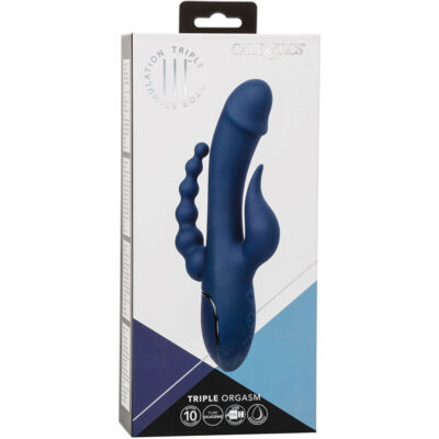 California exotics - vibrador triplo orgasm azul calexotics caliente. Pt