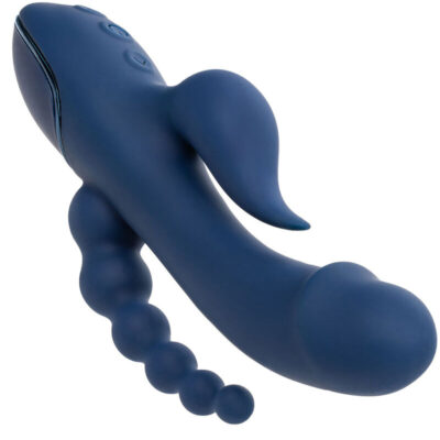 California exotics - vibrador triplo orgasm azul calexotics caliente. Pt