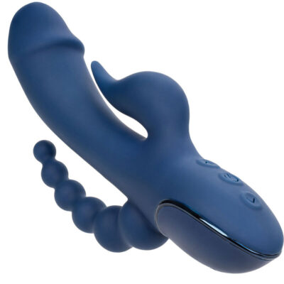 California exotics - vibrador triplo orgasm azul calexotics caliente. Pt