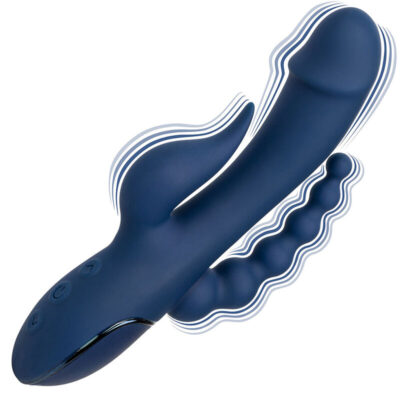 California exotics - vibrador triplo orgasm azul calexotics caliente. Pt