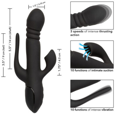 California exotics - vibrador triplo euphoria preto calexotics caliente. Pt