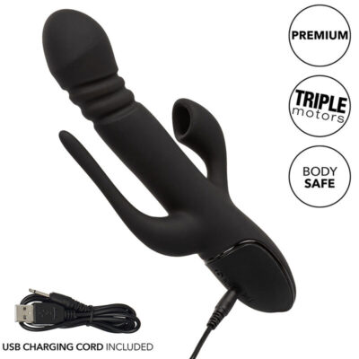 California exotics - vibrador triplo euphoria preto calexotics caliente. Pt