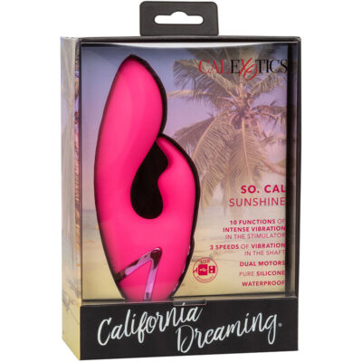 CALIFORNIA EXOTICS - ASSIM. CAL SUNSHINE VIBRADOR COELHO FÚCSIA POR CALIFORNIA DREAMING 25 California exotics - assim. Cal sunshine vibrador coelho fúcsia por california dreaming calexotics caliente. Pt