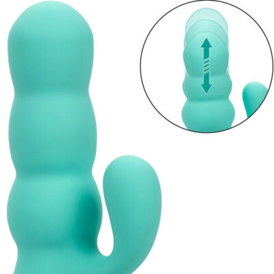 CALIFORNIA EXOTICS - VIBRADOR DEL MAR DIVA RABBIR AQUA GREEN POR CALIFORNIA DREAMING 22 California exotics - vibrador del mar diva rabbir aqua green por california dreaming calexotics caliente. Pt