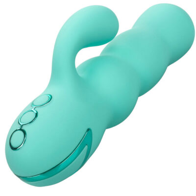 CALIFORNIA EXOTICS - VIBRADOR DEL MAR DIVA RABBIR AQUA GREEN POR CALIFORNIA DREAMING 17 California exotics - vibrador del mar diva rabbir aqua green por california dreaming calexotics caliente. Pt