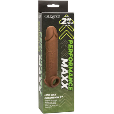 California exotics - performance maxx life-like extension 8 pele marrom calexotics caliente. Pt