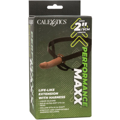 CALIFORNIA EXOTICS - PERFORMANCE MAXX LIFE-LIKE EXTENSION COM ARNÊS PELE MARROM 31 California exotics - performance maxx life-like extension com arnês pele marrom calexotics caliente. Pt