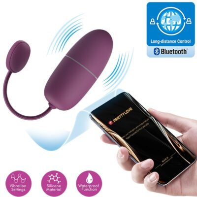 Pretty love - ovo vibrante ninfa app controlado lila pretty love bottom caliente. Pt