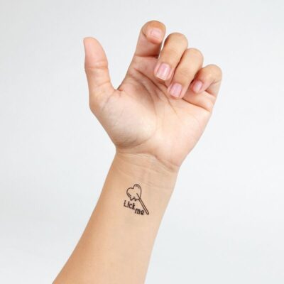 Secret play - conjunto de 10 tatuagens temporrias da coleo de doces secretplay caliente. Pt
