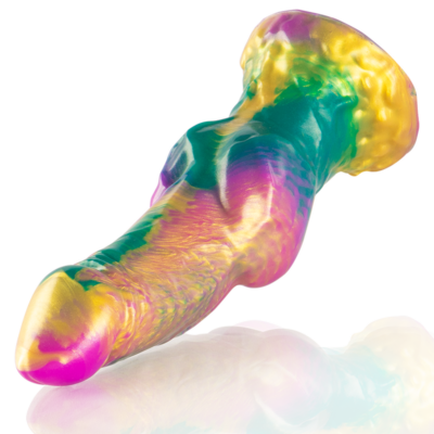 Epic - iris dildo com testículos de prazer arco-íris epic caliente. Pt