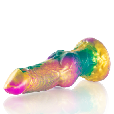 Epic - iris dildo com testículos de prazer arco-íris epic caliente. Pt