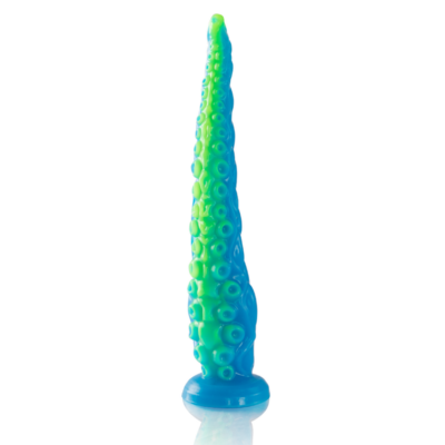 Alternative view of EPIC - SCYLLA FLUORESCENTE FINO TENTCULO DILDO TAMANHO GRANDE