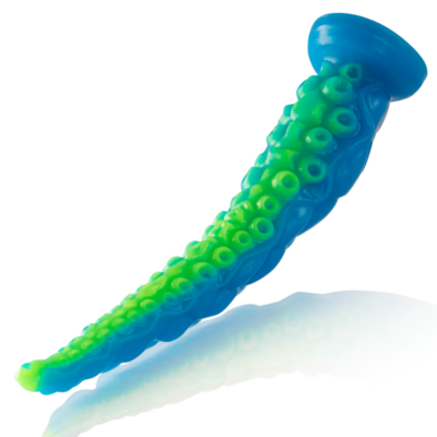Epic - scylla fluorescente fino tentculo dildo tamanho grande epic caliente. Pt