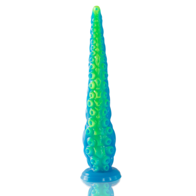 Epic - scylla fluorescente fino tentculo dildo tamanho grande epic caliente. Pt