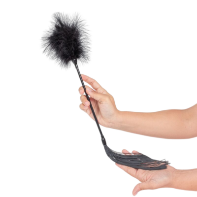 Secret play - duster + chicote preto secretplay 100% fetish caliente. Pt