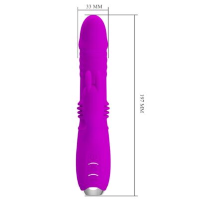 Pretty love - vibrador de coelho recarregvel dorothy roxo pretty love c-type caliente. Pt