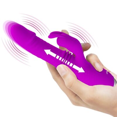 Pretty love - vibrador de coelho recarregvel dorothy roxo pretty love c-type caliente. Pt