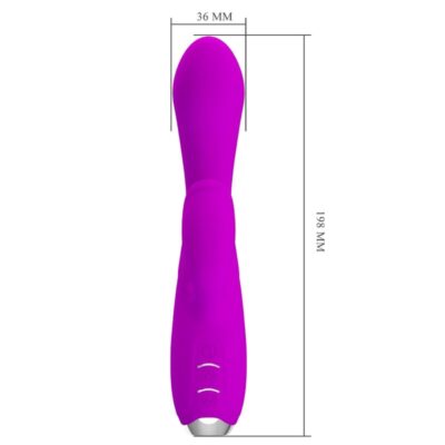 Pretty love - vibrador de coelho recarregvel gloria - roxo impermevel pretty love c-type caliente. Pt