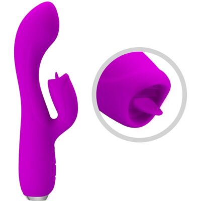 Pretty love - vibrador de coelho recarregvel gloria - roxo impermevel pretty love c-type caliente. Pt