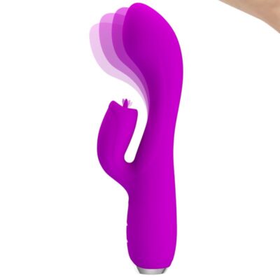 Alternative view of PRETTY LOVE - VIBRADOR DE COELHO RECARREGVEL GLORIA - ROXO IMPERMEVEL