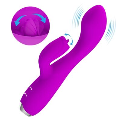 Pretty love - vibrador de coelho recarregvel gloria - roxo impermevel pretty love c-type caliente. Pt