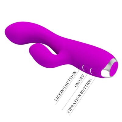 Pretty love - vibrador de coelho recarregvel gloria - roxo impermevel pretty love c-type caliente. Pt