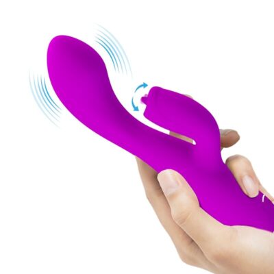 Pretty love - vibrador de coelho recarregvel gloria - roxo impermevel pretty love c-type caliente. Pt