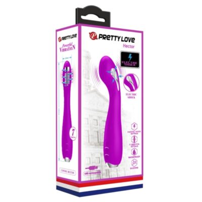 Pretty love - vibrador de eletrochoque recarregvel hector - roxo impermevel pretty love flirtation caliente. Pt