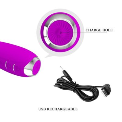 Pretty love - vibrador de eletrochoque recarregvel hector - roxo impermevel pretty love flirtation caliente. Pt