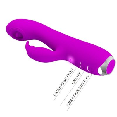 Pretty love - vibrador recarregvel rachel com sucker roxo pretty love c-type caliente. Pt