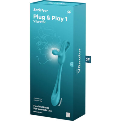Satisfyer - plug & play 1 multivibrador flexível satisfyer ring caliente. Pt