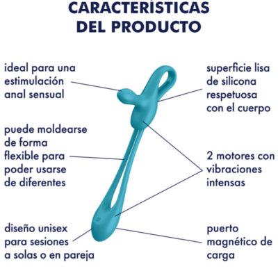 Satisfyer - plug & play 1 multivibrador flexível satisfyer ring caliente. Pt