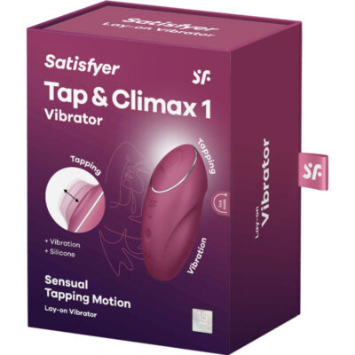 Satisfyer - tap & climax 1 vibrador lay-on vermelho satisfyer layons caliente. Pt