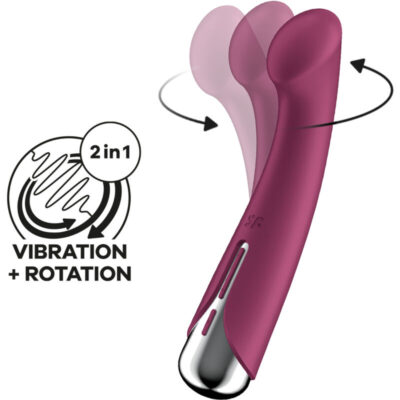 Satisfyer - spinning g-sport 1 vibrador rotator vermelho satisfyer vibrator caliente. Pt