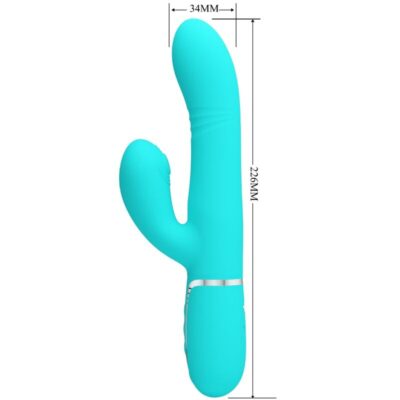 Alternative view of PRETTY LOVE - VIBRADOR MULTIFUNÇÃO G-SPOT AQUA VERDE