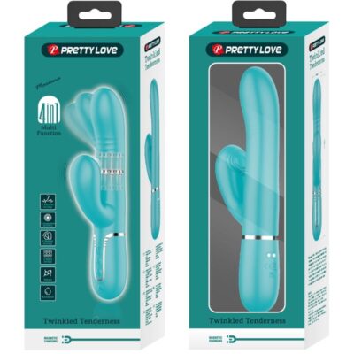 Pretty love - vibrador multifunção g-spot aqua verde pretty love flirtation caliente. Pt
