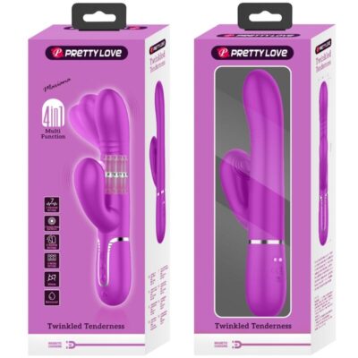 Pretty love - vibrador multifunção g-spot fúcsia pretty love flirtation caliente. Pt