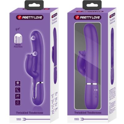 Pretty love - vibrador de coelho com lambida roxo pretty love flirtation caliente. Pt