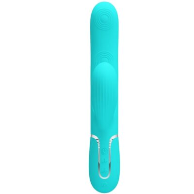 Alternative view of PRETTY LOVE - PERLITA MULTIFUNO 3 EM 1 VIBRADOR G-SPOT AQUA VERDE