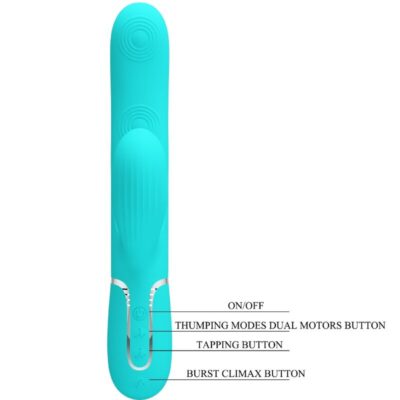 Pretty love - perlita multifuno 3 em 1 vibrador g-spot aqua verde pretty love flirtation caliente. Pt
