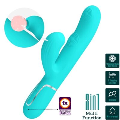 Pretty love - perlita multifuno 3 em 1 vibrador g-spot aqua verde pretty love flirtation caliente. Pt