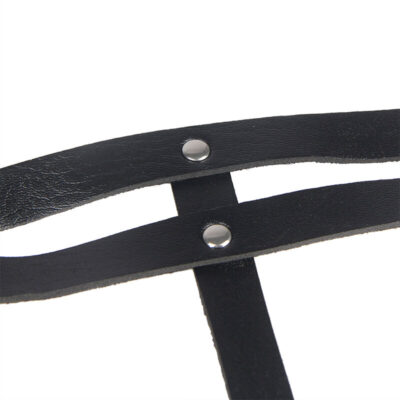 Subblime - corrente anel de cuoro cinto preto tamanho único subblime fetish caliente. Pt