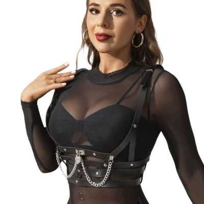 Alternative view of SUBBLIME - ARNÊS CORSET COM CORRENTE DETALHE TAMANHO ÚNICO