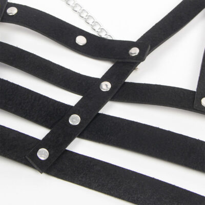 Subblime - arnês corset com corrente detalhe tamanho único subblime fetish caliente. Pt