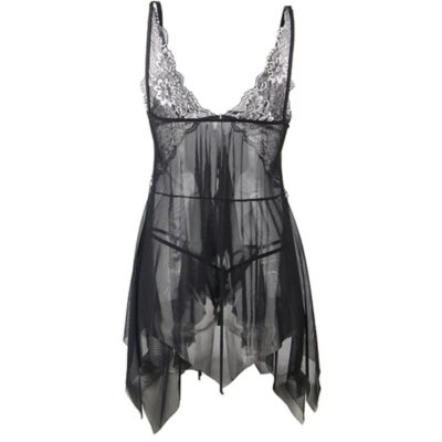 Subblime - babydoll tecido tule peito renda l/xl subblime babydolls caliente. Pt