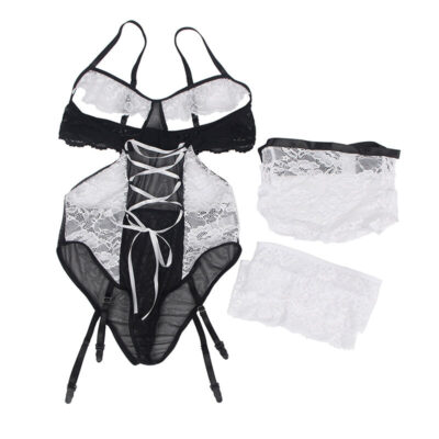 Subblime - fantasia de corpo de empregada l/xl subblime costumes caliente. Pt