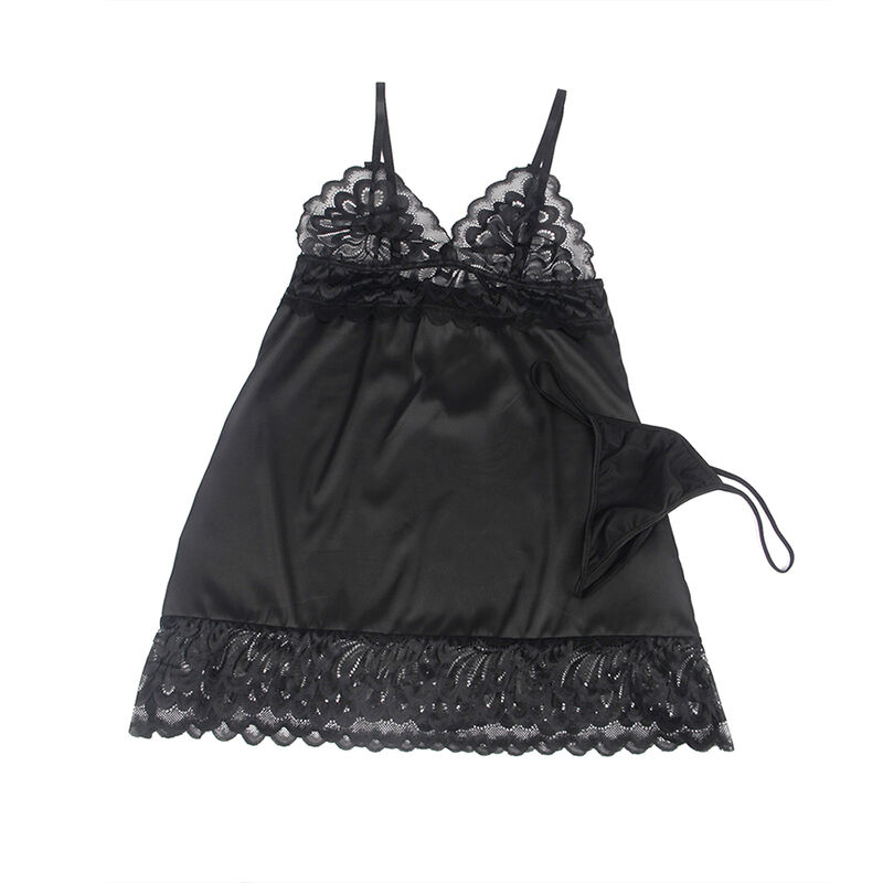 SUBBLIME - BABYDOLL COM PEITO ESTAMPADO FLORAL PRETO S/M 5 Subblime - babydoll com peito estampado floral preto s/m - image 5