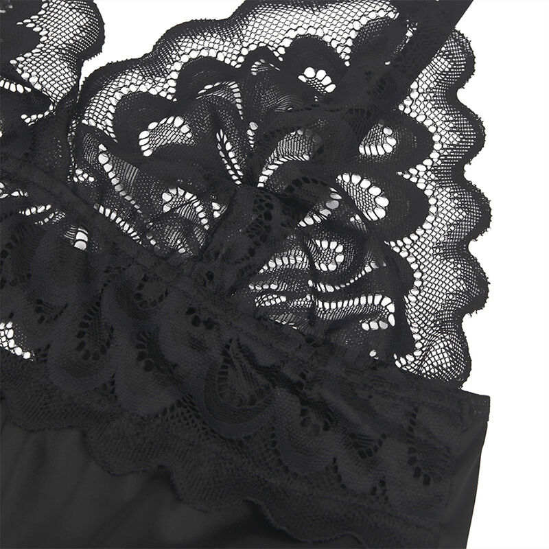 SUBBLIME - BABYDOLL COM PEITO ESTAMPADO FLORAL PRETO S/M 9 Subblime - babydoll com peito estampado floral preto s/m - image 9
